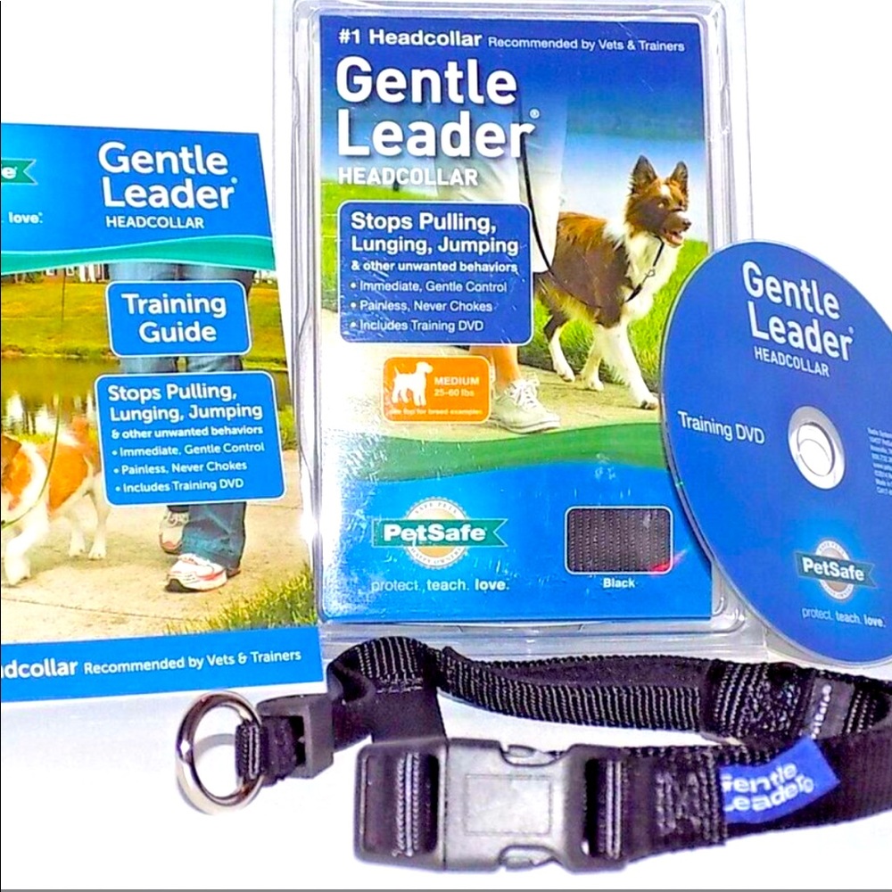 Gentle Leader Dog Headcollar  NEW Includes CD Not a Muzzle Pink Sz Small 0-25lbs - Picture 7 of 7